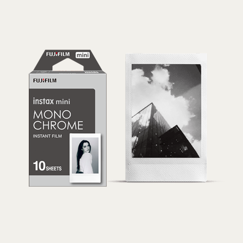 Fujifilm Instax Mini B&W Monochrome Instant Film (10 Pack)